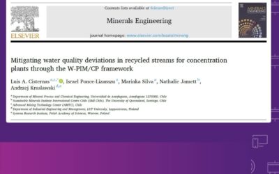 Nathalie Jamett makes new scientific contribution to optimise water management in mineral processing
